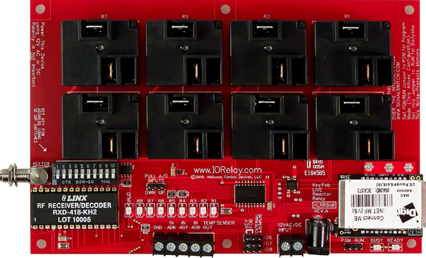 Keyfob Controlled Reactor Relay Controller