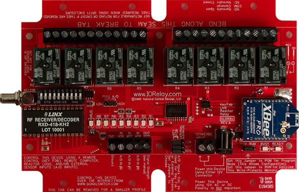 Keyfob Controlled Reactor Relay Controller