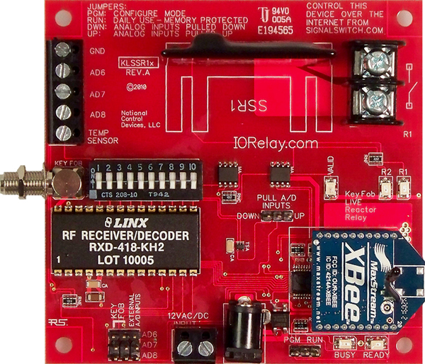 Keyfob Controlled Reactor Relay Controller