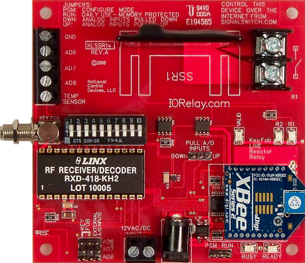 Keyfob Controlled Reactor Relay Controller