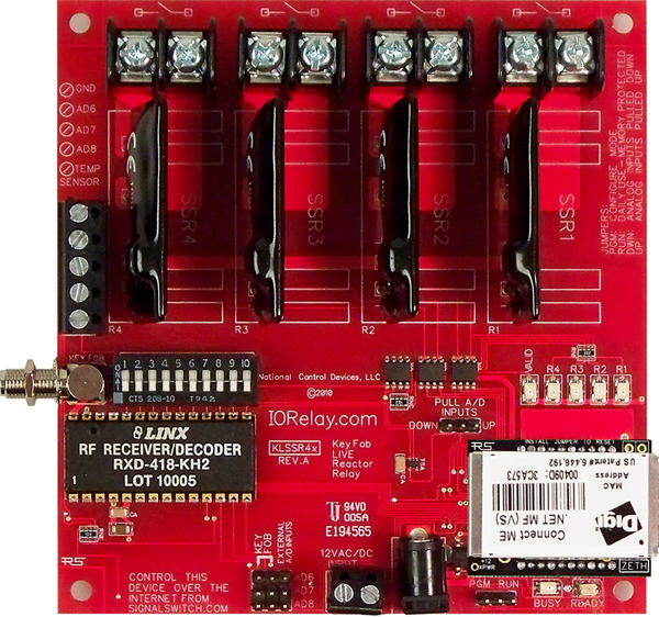 Keyfob Controlled Reactor Relay Controller