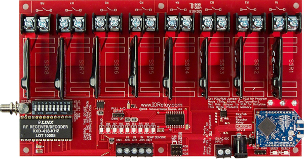Keyfob Controlled Reactor Relay Controller