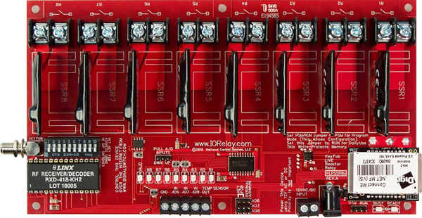 Keyfob Controlled Reactor Relay Controller