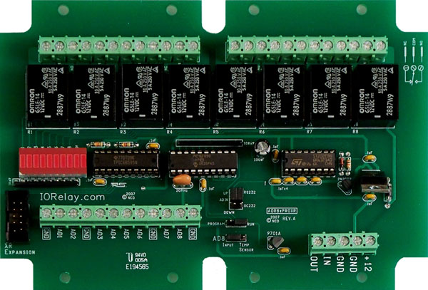 ADR810PROXR RS232 Relay Controller