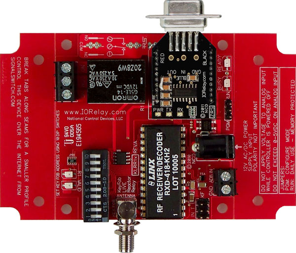 Keyfob Controlled Reactor Relay Controller