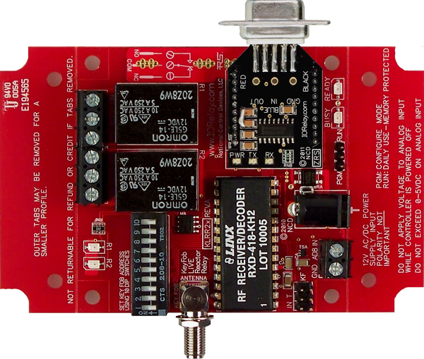 Keyfob Controlled Reactor Relay Controller