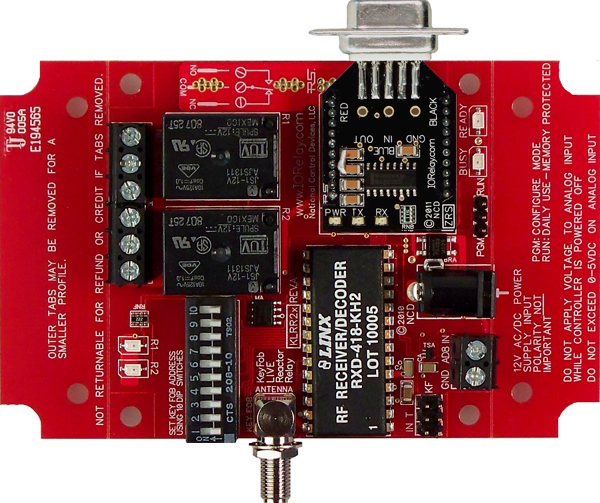 Keyfob Controlled Reactor Relay Controller