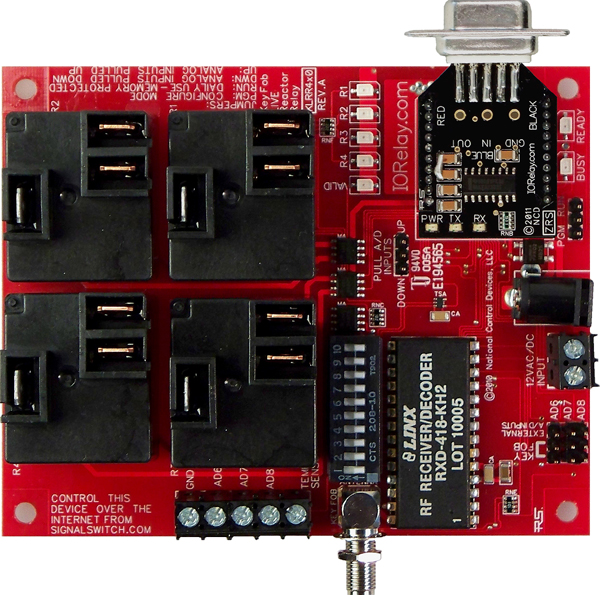 Keyfob Controlled Reactor Relay Controller