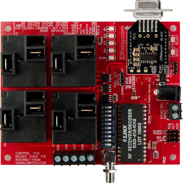 Keyfob Controlled Reactor Relay Controller