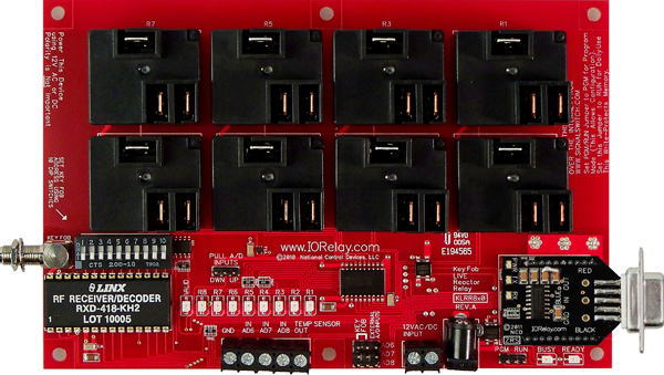 Keyfob Controlled Reactor Relay Controller
