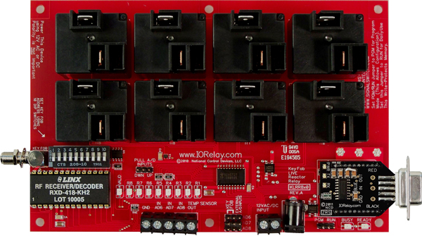 Keyfob Controlled Reactor Relay Controller