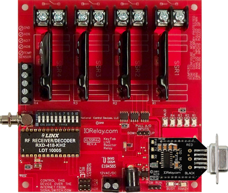 Keyfob Controlled Reactor Relay Controller
