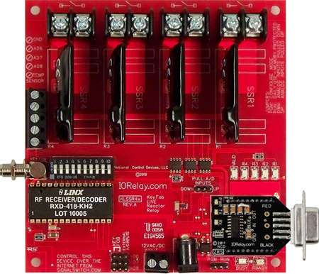 Keyfob Controlled Reactor Relay Controller