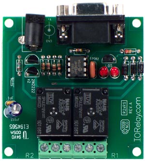 R25RS RS232 Relay Controller