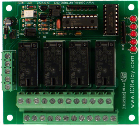 R43DPDTCN RS232 Relay Controller