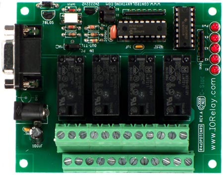 R43DPDTCNRS RS232 Relay Controller