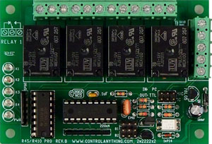 4 Channel RS232 Relay