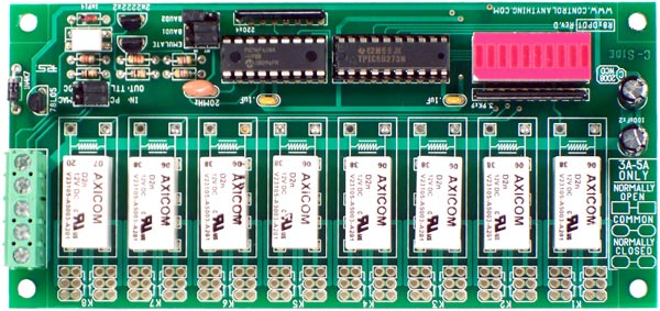 R81DPDT RS232 Relay Controller