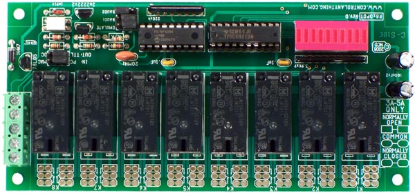 R83DPDT RS232 Relay Controller