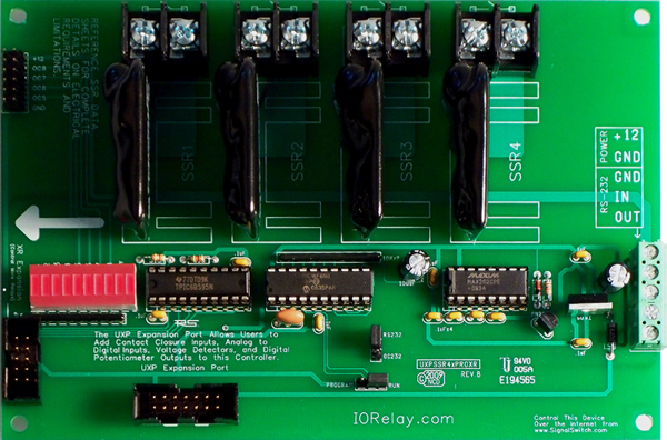 UXPSSR4xPROXR RS232 Relay Controller