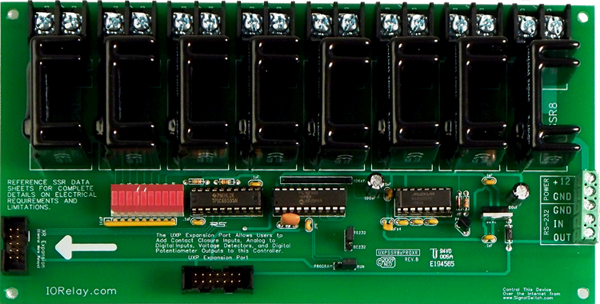 UXPSSR8xPROXR RS232 Relay Controller