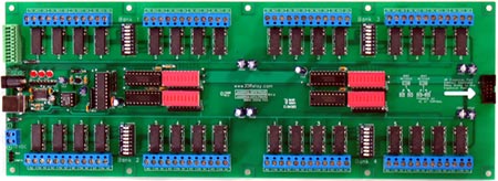 32 Channel USB Reed Relay Board