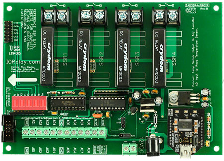 ZADSSR4XPROXR_USB USB Relay Controller