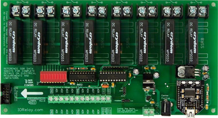 ZADSSR8XPROXR_USB_MIX USB Relay Controller