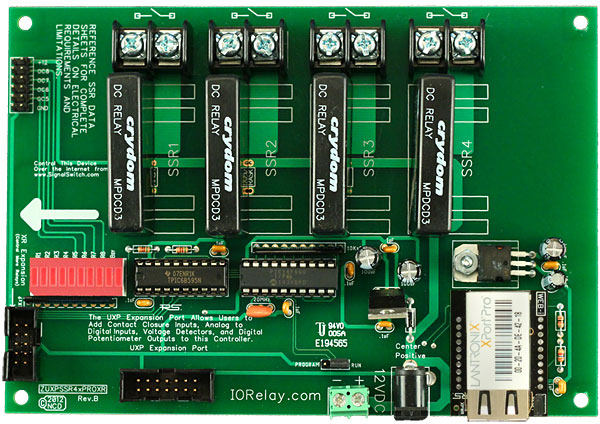 Web-i Relay with a Web Browser Interface