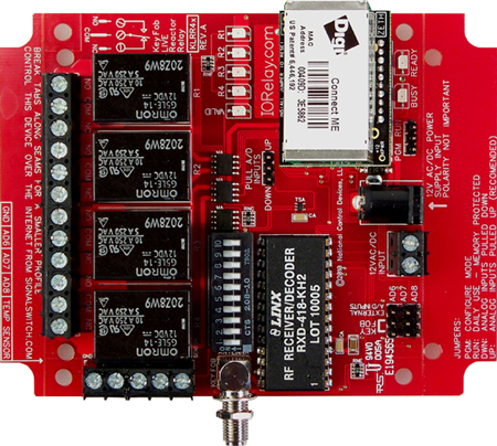 Keyfob Controlled Reactor Relay Controller