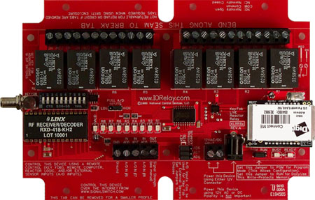 Keyfob Controlled Reactor Relay Controller