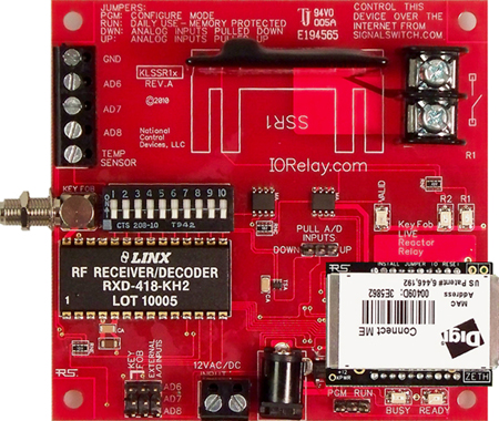 Keyfob Controlled Reactor Relay Controller