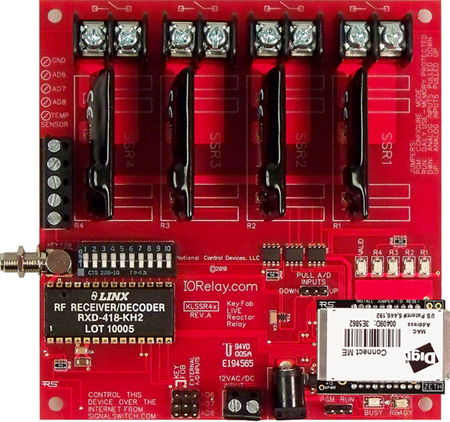 Keyfob Controlled Reactor Relay Controller