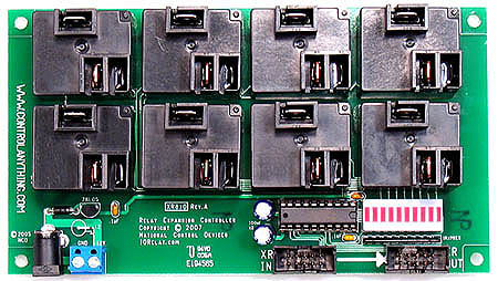 8-Channel 30A SPST Expansion Relay Controller